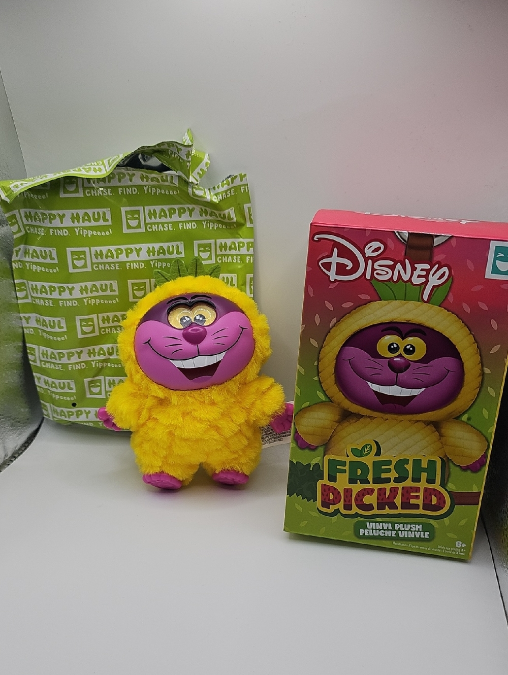Disney Fresh Picked Vinyl Plush OPENED Pineapple Cheshire Cat